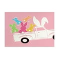 thumbnail image 3 of Hearth & Gear Napperons de Pâques Mignons Lapin Œufs Fleurs Napperons Décoration de Vacances Petit Ensemble de Table à Manger Rond pour 4 Moderne Napperons de Noël Intérieur Chargeurs de Table 6, 3 of 7