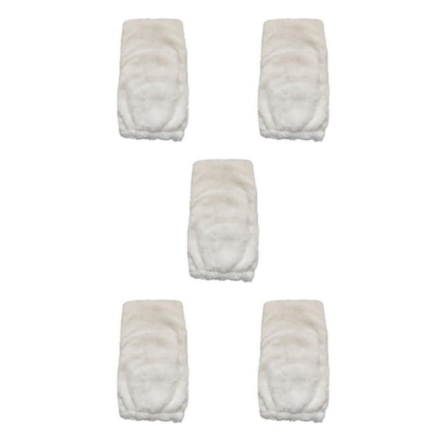 ZheElen Fit In Winter Plush Over Knee Socks For Comfort Wide Application Gift Idea Warm white 5Set