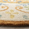 thumbnail image 3 of SAFAVIEH Novelty Lakisha Bordered Area Rug, Rust/Ivory, 3' x 3' Round, 3 of 5
