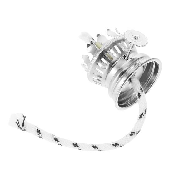 STRANDCHIC Metal Kerosene Lamp Burner Silver Iron Easy to Clean and Maintain