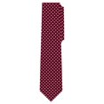 thumbnail image 2 of Jacob Alexander Men's Polka Dot Print 2.75 inch Width Slim Neck Tie - Burgundy, 2 of 5