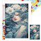 thumbnail image 1 of Kit Con Cuentas Cuadradas 5D DIY Hada Las Flores Del 45x65cm, 1 of 9