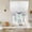 Gray, variant on Orange Ombre Tie Up Curtains 45 Inches Long, Kitchen Window Curtains Over Sink, Aesthetics Contemporary Luxury Abstract Art Small Window Curtains Balloon Curtains Valances for Bedroom/Cafe 34"x45"