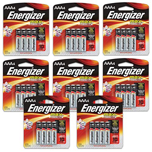 32 Count Energizer Max AAA Batteries 8 Pack of 4 AAA4 Total of 32