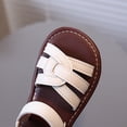thumbnail image 4 of Ruyang Roman Sandals for Baby Girls Open Toe Cross Strap Rubber Sole Shoes Summer Lightweight Soft Sole Beach Sandals, 4 of 9