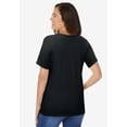 thumbnail image 2 of Woman Within Plus Size Ruffle Tee, 2 of 6