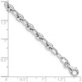 thumbnail image 5 of 14K White Gold Polished Link Bracelet - 7.5" - 4.9gm, 5 of 8