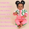 thumbnail image 4 of Muñeca Reborn Rebornova, negra, afroamericana, 51 cm, 4 of 5