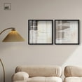 thumbnail image 3 of Neutral Luxe Harmony Set Shadowbox Boho Wall Decor by Art Remedy, Black Frame, 20 x 20, 3 of 6