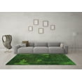 thumbnail image 3 of Ahgly Company Indoor Round Abstract Green Modern Area Rugs, 6' Round, 3 of 4