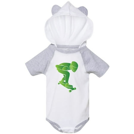 

Inktastic Skateboarder Longboarding Sports Gift Baby Boy Bodysuit