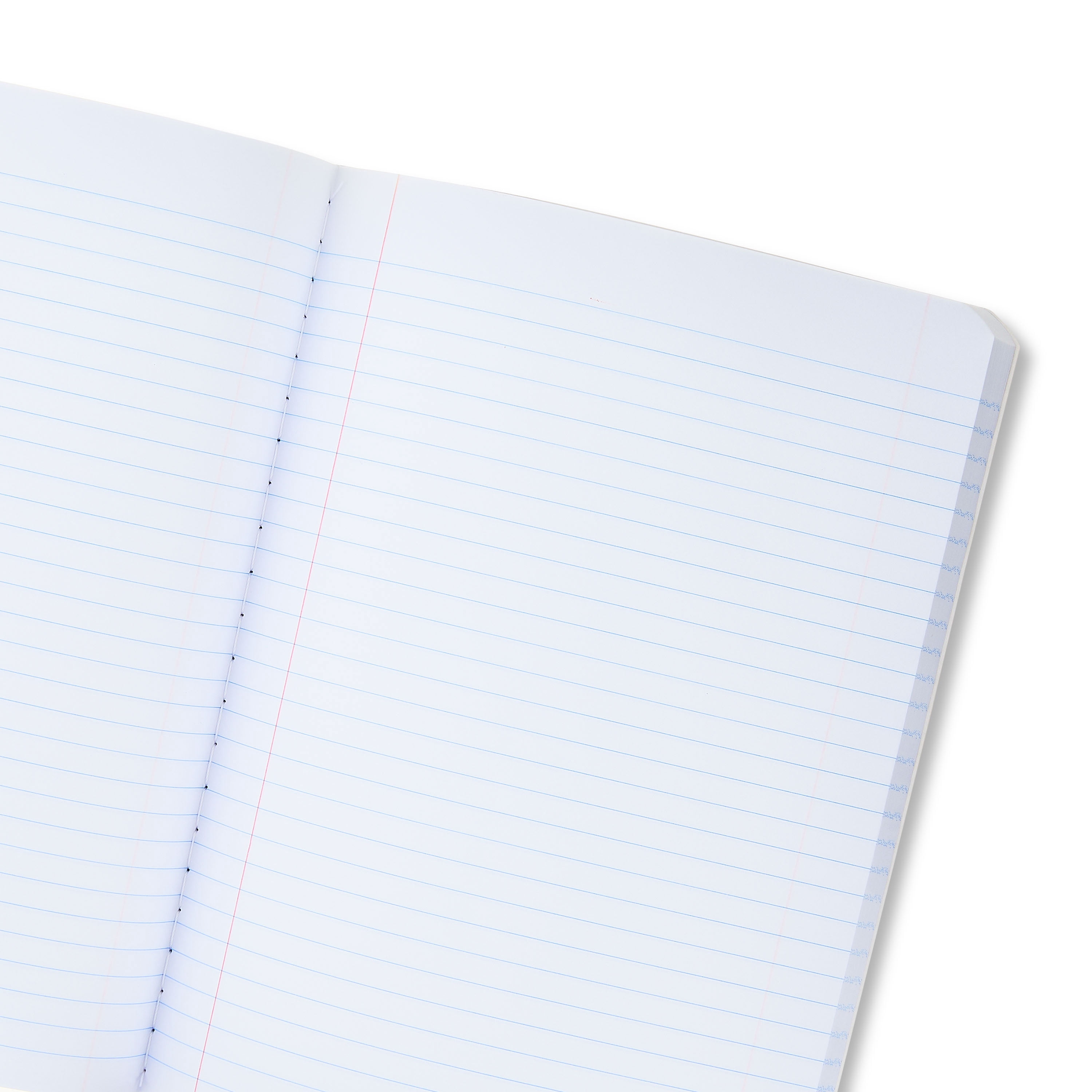 Pen+Gear Composition Book, College Ruled, 7.5"x 9.75", Poly Cover,Red, 80 Sheets