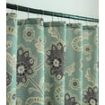 thumbnail image 5 of Fabric Shower Curtain 72" X 72", Venice Blue Printed Bathroom Curtains Water Repellent and Machine Washable, 5 of 6