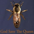 thumbnail image 3 of CafePress - God Save The Queen (Bee) Long Sleeve Dark T Shirt - Long Sleeve Dark T-Shirt, 3 of 4