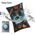 thumbnail image 6 of Sikiie Butterfly Flower Skull A Pillow Covers, Throw Pillow Case Cushion Covers,Cushion for Bedroom,Couch,Home-16"x24", 6 of 6