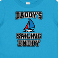 thumbnail image 4 of Inktastic Daddy Sailing Buddy Sailboat Boys or Girls Baby T-Shirt, 4 of 5