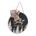 thumbnail image 2 of Letrero Del Día De Navidad, Pajarita Elegante De Madera De álamo, Letrero Para Puerta De Casa Para Ventana ANGGREK Christmas Door Sign, 2 of 8