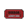 thumbnail image 3 of Horror Admission Ticket Enamel Pins I Always Time for Horror Brooches Lapel Badge Scary Movies Decor Jewelry Gifts for Friends, 3 of 5
