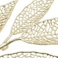 thumbnail image 4 of Benjara 35" Wall Art Decor- Large Carved Leaf Design- Aluminum Gold Finish, 4 of 6