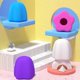 thumbnail image 4 of Gorras de pasta de dientes de cierre automático sin residuos, dispensadores de tapa para adultos y niños, blanco Feliz Sencillez, 4 of 5