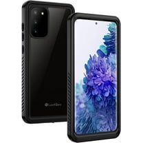 for Samsung Galaxy S20 FE Case 5G, IP68 Waterproof Dustproof Shockproof Case with Built-in Screen Protector Full Body Clear Cover Protective Case for Samsung S20 FE 6.5 Inch - Black