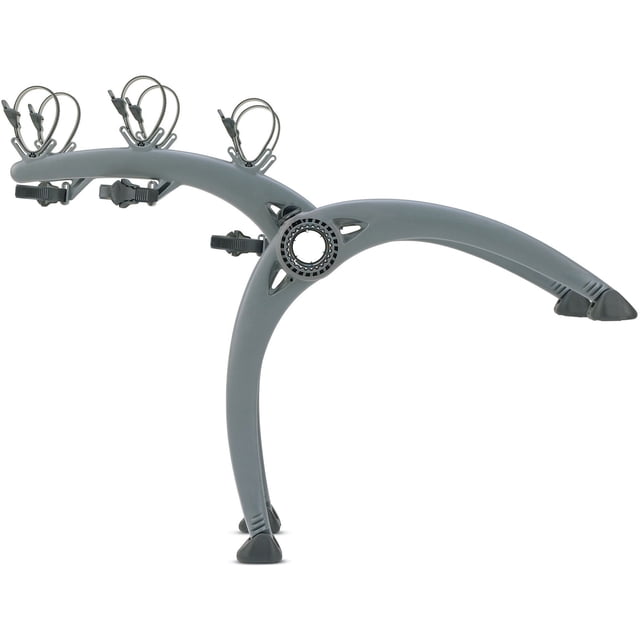 Saris Bones Car Trunk Bicycle Rack Carrier, Mounts 3 Bikes, Black - Durable, Rust-Free, Anti-Sway Straps, Fits Most Vehicles, Made in USA, Arc-Based Design, 100% Recyclable Materials