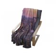 thumbnail image 4 of Cityscape Soft Flannel Fleece Blanket, New York City Midtown with Empire State Building Sunset Business Center Rooftop Photo, Cozy Plush for Indoor and Outdoor Use, 50" x 70", Peach, by Ambesonne, 4 of 6