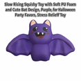 thumbnail image 3 of Slow Rising Squishy Toy with Soft Pu Foam and Cute Bat Design, Purple, for Halloween Party Favors, Relaxation Toy, 3 of 3