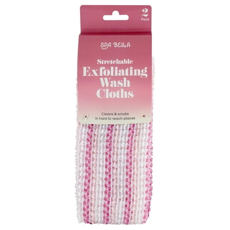 Walmart 2 Pack Stretchable Exfoliating Washcloth for Smooth Skin