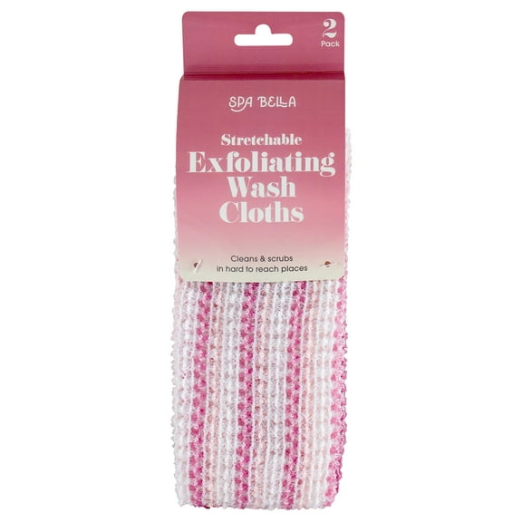 Walmart 2 Pack Stretchable Exfoliating Washcloth