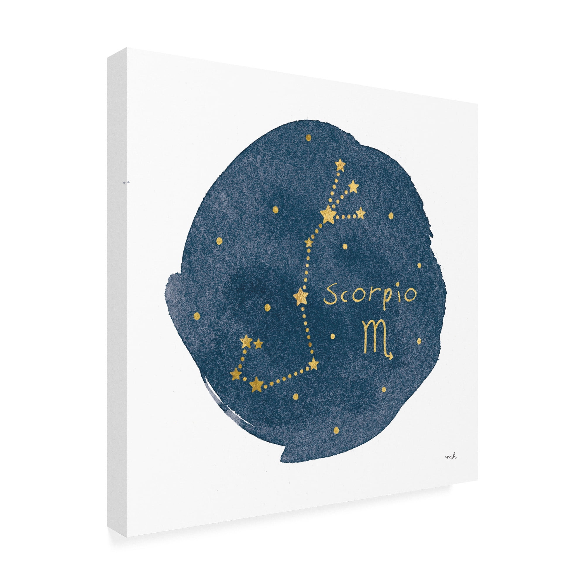 Trademark Fine Art 'Horoscope Scorpio' Canvas Art by Moira Hershey