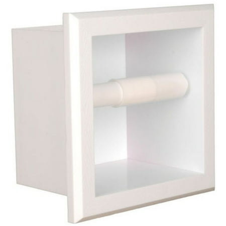 recessed toilet holder wood paper wg bevel plastic frame
