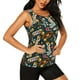 thumbnail image 2 of Fotbe Vintage Casino Chips Blusas Sin Mangas para Mujer – Estilo Casual, Corte Suelto, Slim-Fit, Cuello Redondo Deportivo, Tops de Verano para Gimnasio y Yoga-Small, 2 of 7