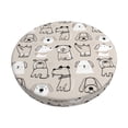 thumbnail image 1 of Easygdp Puppy Print Easy To Install Bar Stool Covers&Stool Covers Round&Elastic Stool Cover, Barstool Covers,Washable&Bottom With Elastic Edge-13 inch, 1 of 7