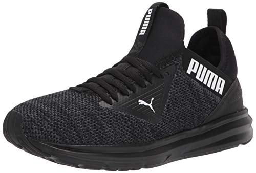 PUMA Men's Enzo Beta Woven Running Shoe, Black-Asphalt, 11 - Walmart.com