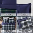 thumbnail image 2 of Juego de edredón Madison Park Parkston Plaid Full/Queen Navy, 2 of 9