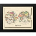 thumbnail image 2 of Unknown 14x12 Black Modern Framed Museum Art Print Titled - World, 2 of 5