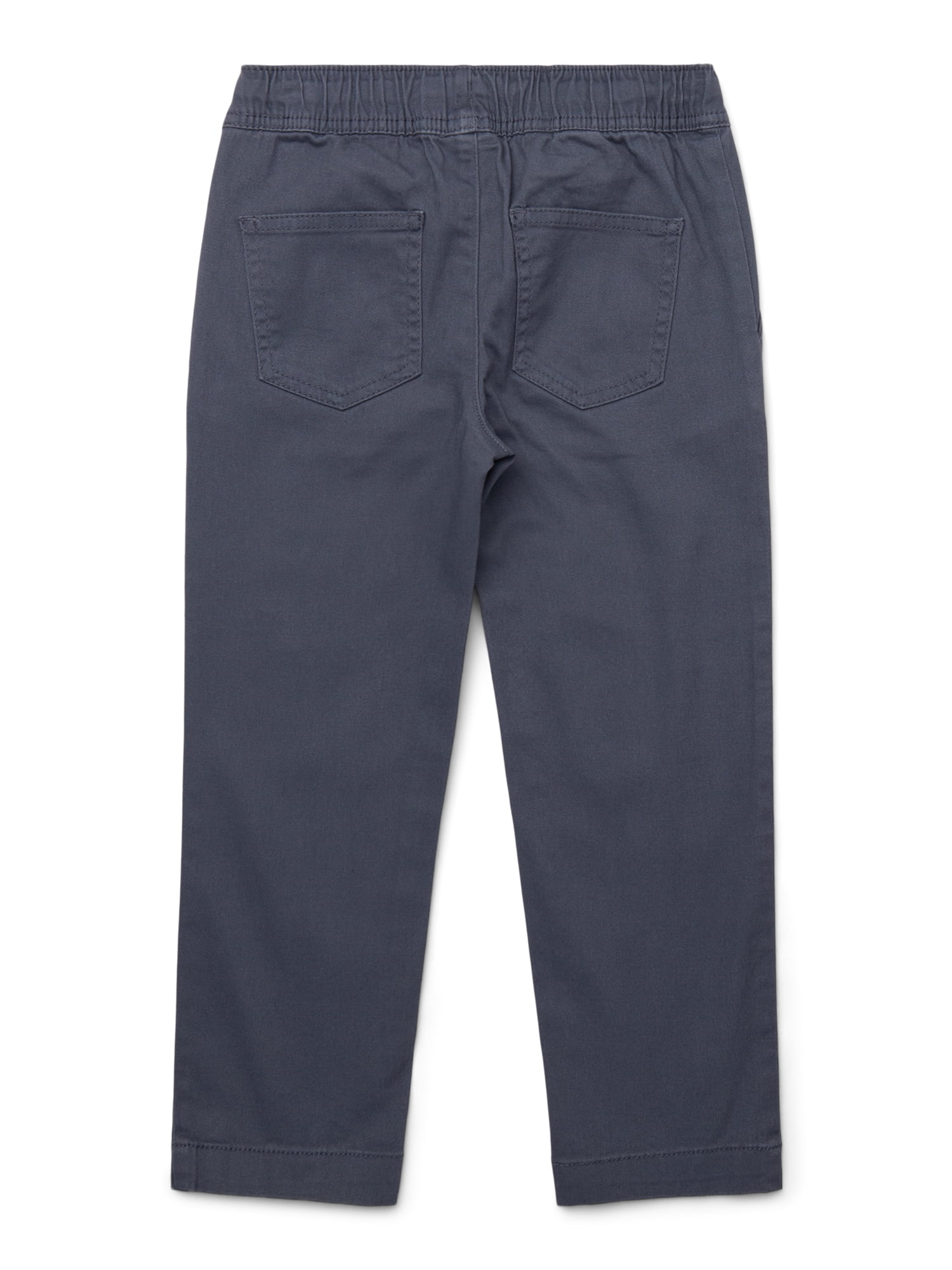 Wonder Nation Boys Stretch Twill Pull On Pants, Sizes XS-XXL & Husky