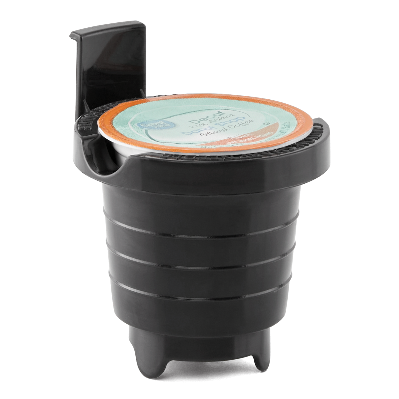 Cafetera Mainstays Black Matte de preparación dual, una taza, apagado automático, depósito de 14 oz 3