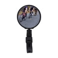 thumbnail image 3 of Mosiee Bicycle Rear View Mirror Clear Wide Range Back Sight Rearview Convex Adjustable Handlebar Left Right Mirrors Bike Accessories, 3 of 9