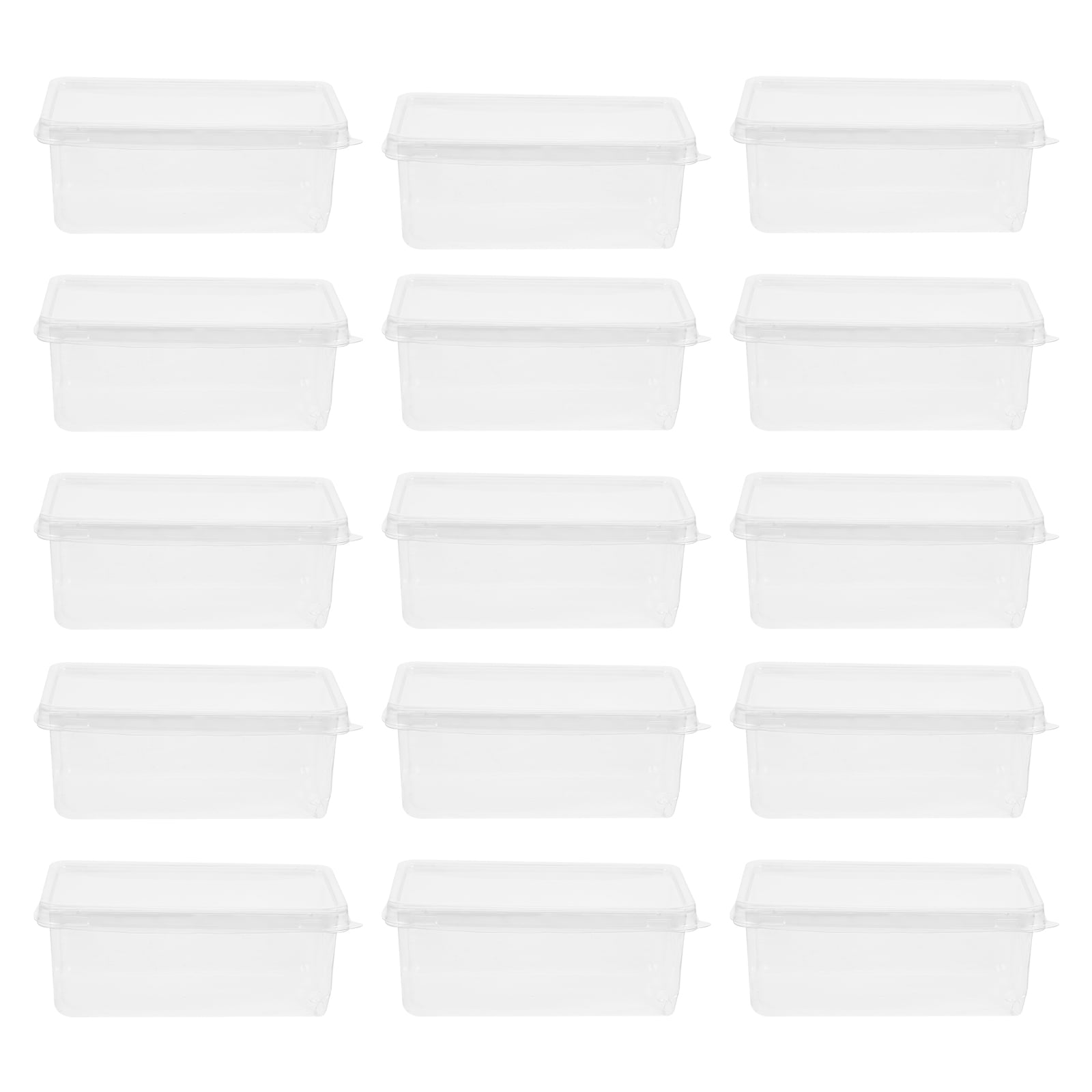 Tinksky 20Pcs Tiramisu Boxes with Lids Clear Mousse Cake Boxes