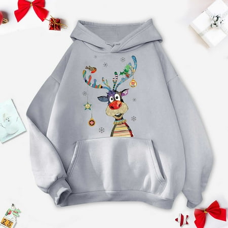

DAETIROS Soft Print Christmas Cute Beach Parent-child clothing Gray