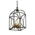 thumbnail image 3 of Savoy House Talbot 4 Lights Small Metal Foyer Pendant in English Bronze, 3 of 5