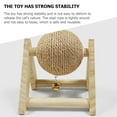 thumbnail image 2 of Cat Scratching Globe Toy Cat Scratcher Toy Cat Grinding Claw Toy Rabbit Chewing Toy, 2 of 6