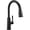Matte Black, variant on Delta 19730Lf Finnridge 1.8 GPM Single Hole Pull Down Kitchen Faucet - Bronze