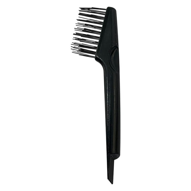 Black Comb Cleaning Brush Hair Remover Massage Tool For Vent Brush Detangler Easy Clean Design