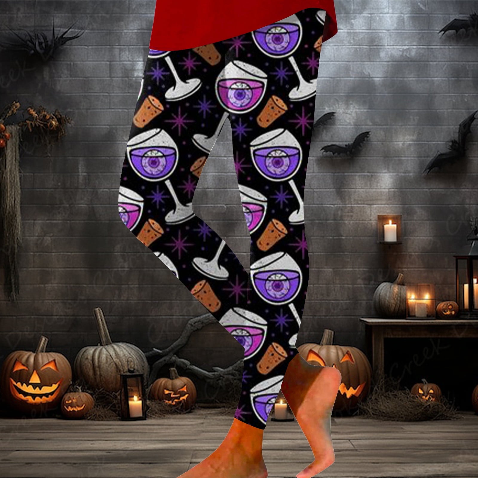 HNMKIU Leggings de Yoga Halloween pour Femmes 2024 Tendance