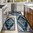thumbnail image 6 of Kitchen Rugs Sets of 3 Non Slip Washable Kitchen Mats for Floor, Waterproof Kitchen Runner Rug, Floor Mat Carpet for Entryway, Laundry, Sink, Hallway, Bathroom, 6 of 12