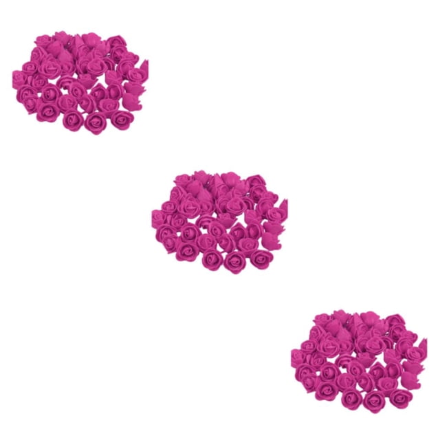 Transemion 500pieces Wreath Wedding House Decor Lasting Impression With These Exquisite rose red 3Set