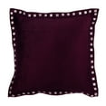 thumbnail image 1 of Cushion Cover For Sofa, Plum Pillow Shams, Crystals Sparkly Pillow Sham, 24x24 inch (60x60 cm) Pillow Shams, Square Velvet Shams, Solid Pillow Shams, Modern - Plum Crystal Palace, 1 of 3